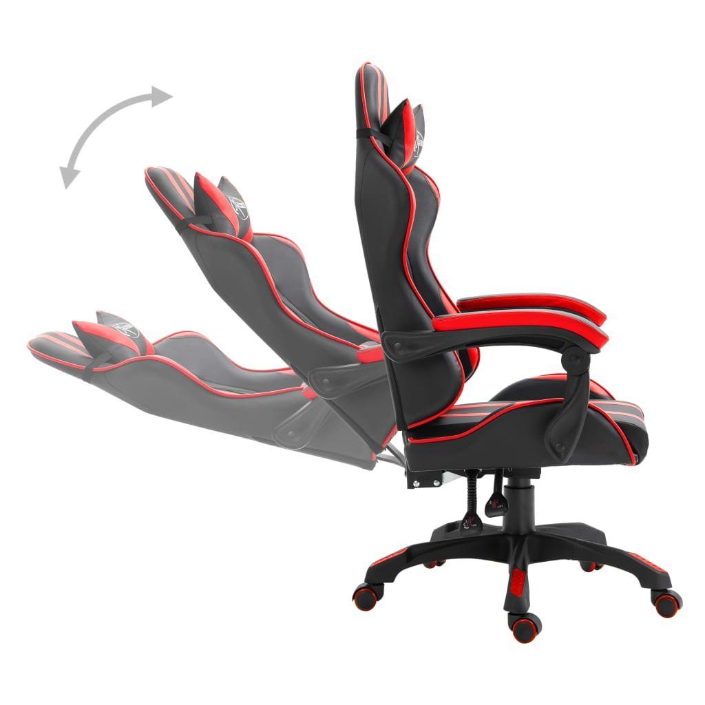 furnicato Gaming-Stuhl Rot St) (1 Kunstleder