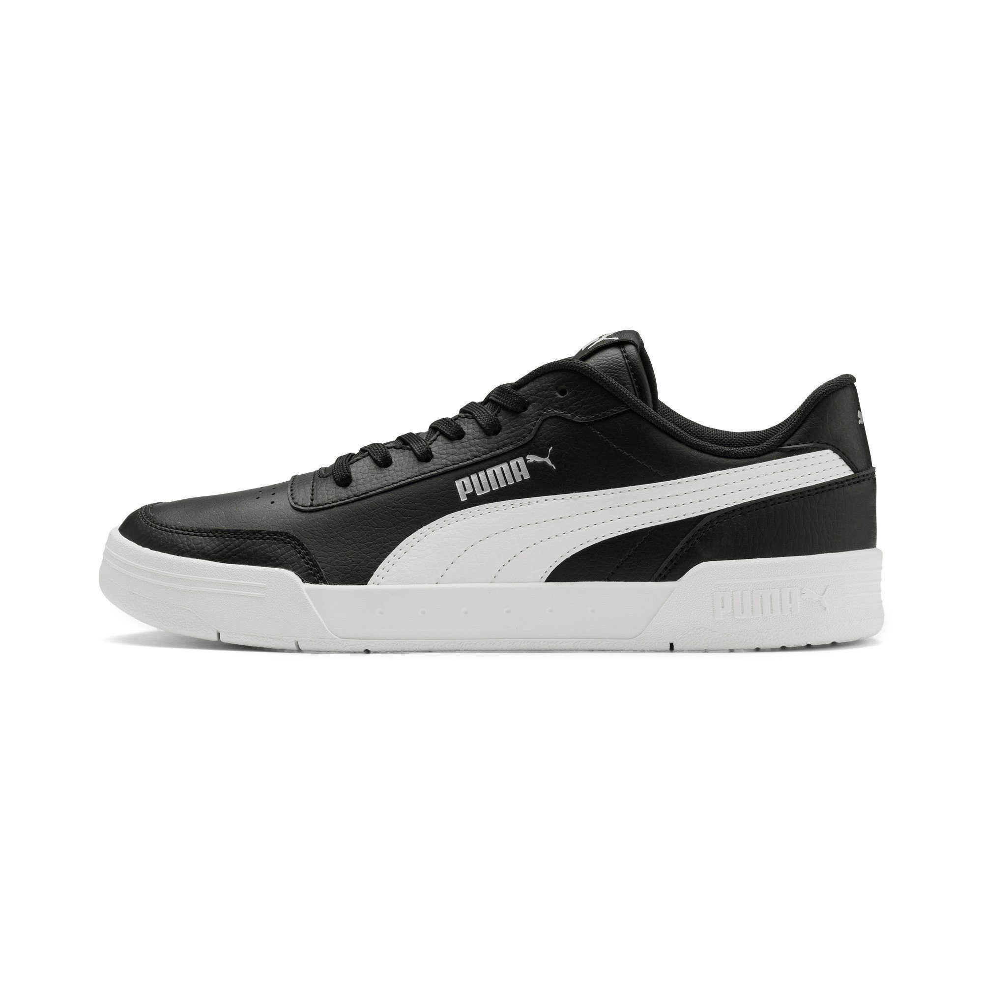 PUMA Caracal Premiumleder schwarz/weiss Herren Sneaker