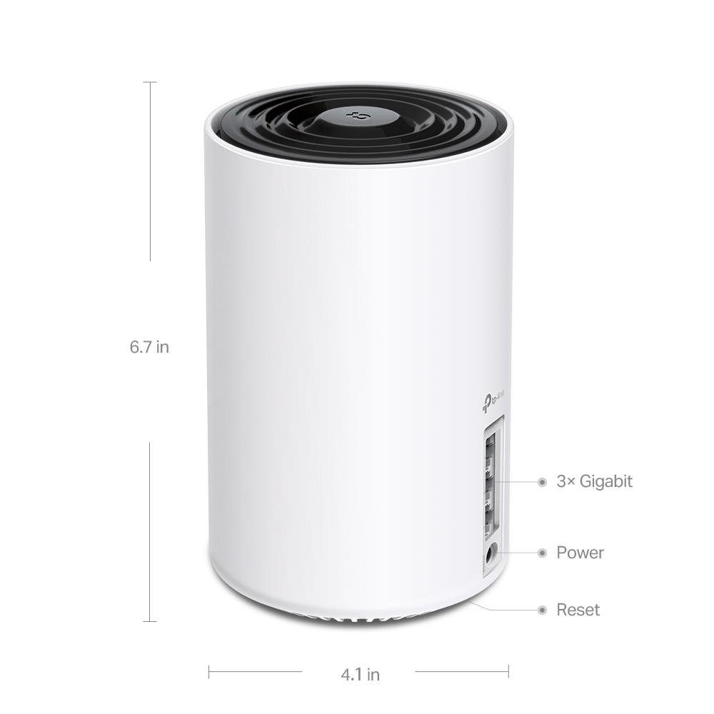 tp-link Deco XE75 WLAN-Repeater, AXE5400 Tri-Band Mesh Wi-Fi 6E System 3er Pack – Bild 3 von 4