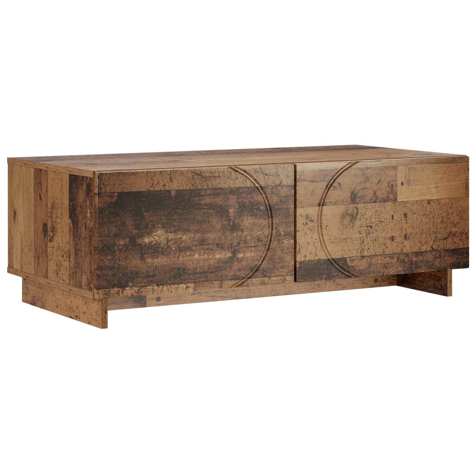 vidaXL Couchtisch Couchtisch Altholz 102 x 50,5 x 35 cm Holzwerkstoff (1-St)