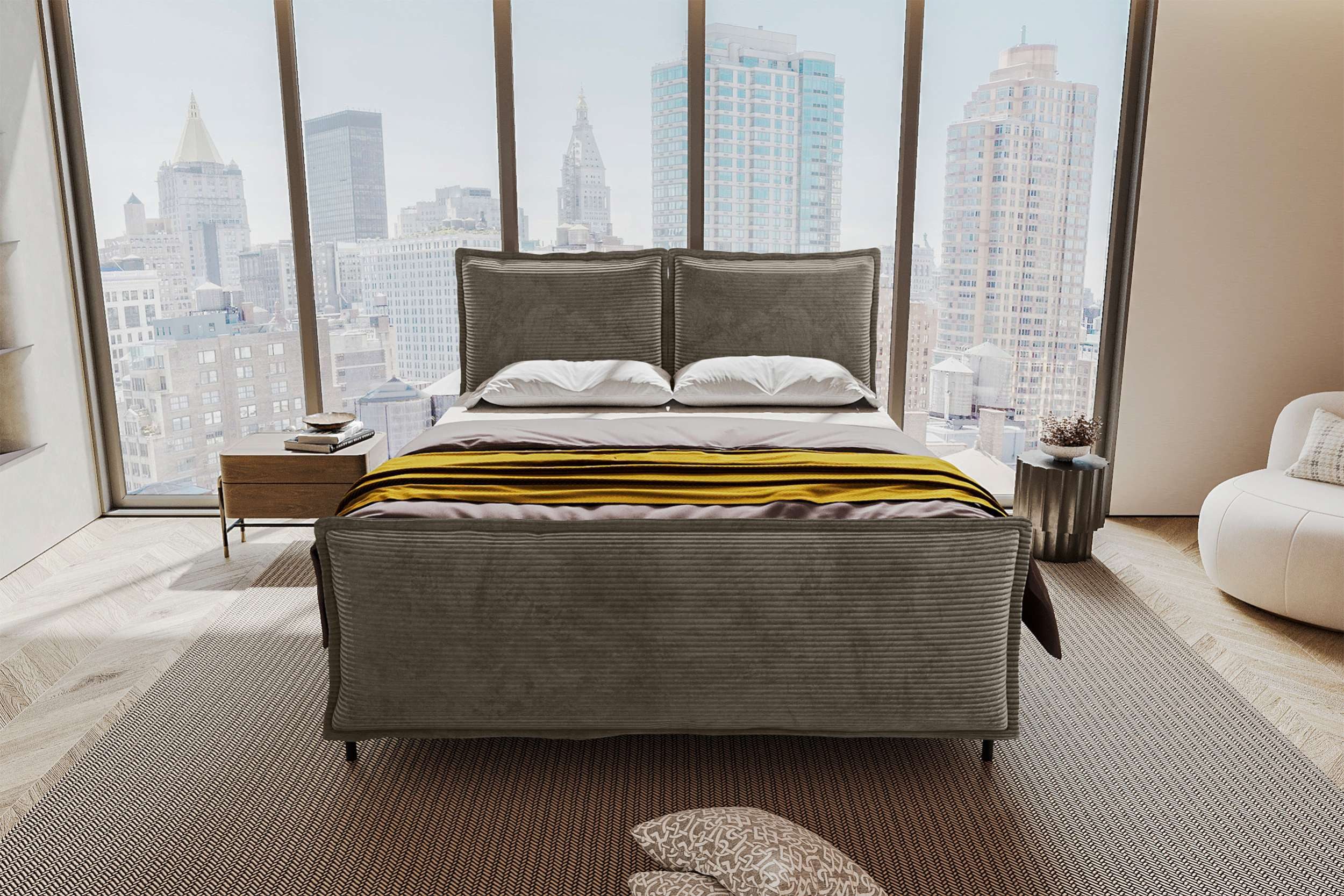 99rooms Boxspringbett Vero (Schlafzimmerbett, Bett), 140/160/180/200x200 cm günstig online kaufen