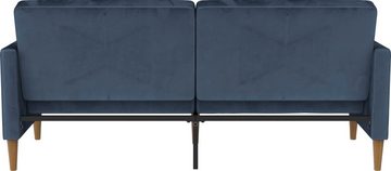 Dorel Home 3-Sitzer Lilly, Bett-Funktion, Rückenlehne 3-fach verstellbar, Sitzhöhe 43 cm