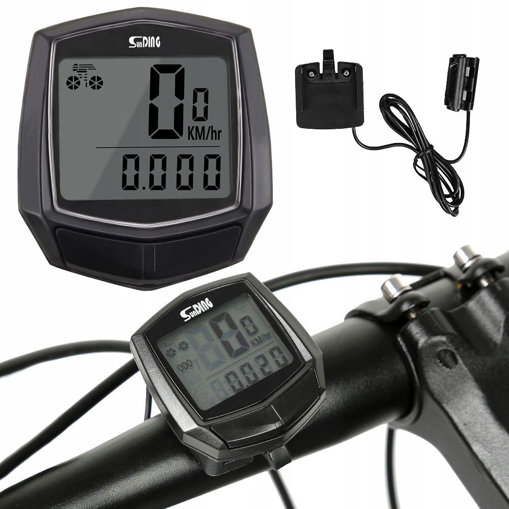 Fahrradcomputer Fahrradcomputer LCD Fahrradtacho Kilometerzähler Kabelgebunden