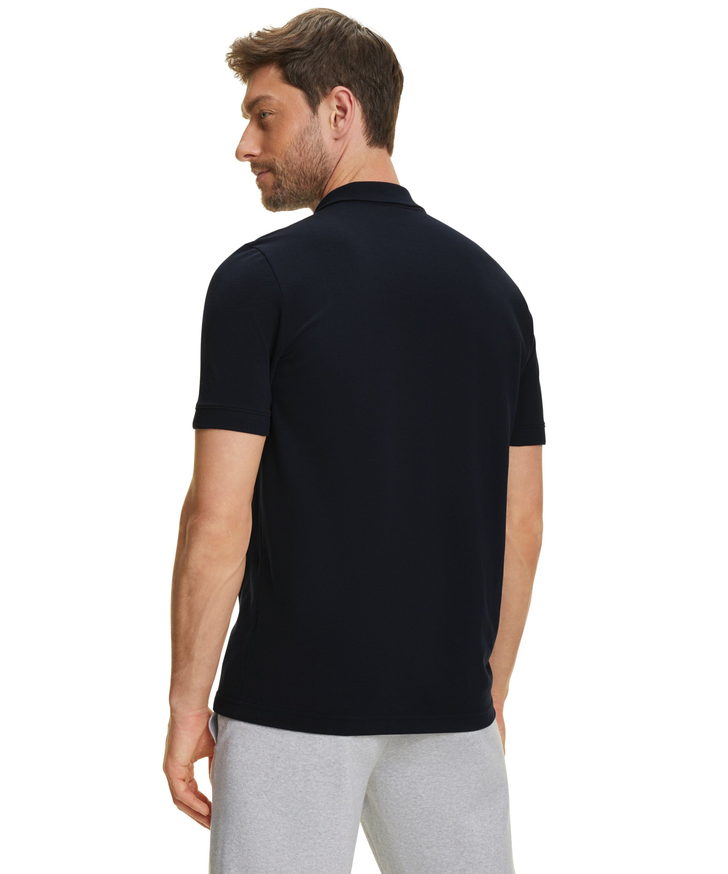 hochwertiger space Poloshirt aus Pima-Baumwolle blue FALKE (6116)