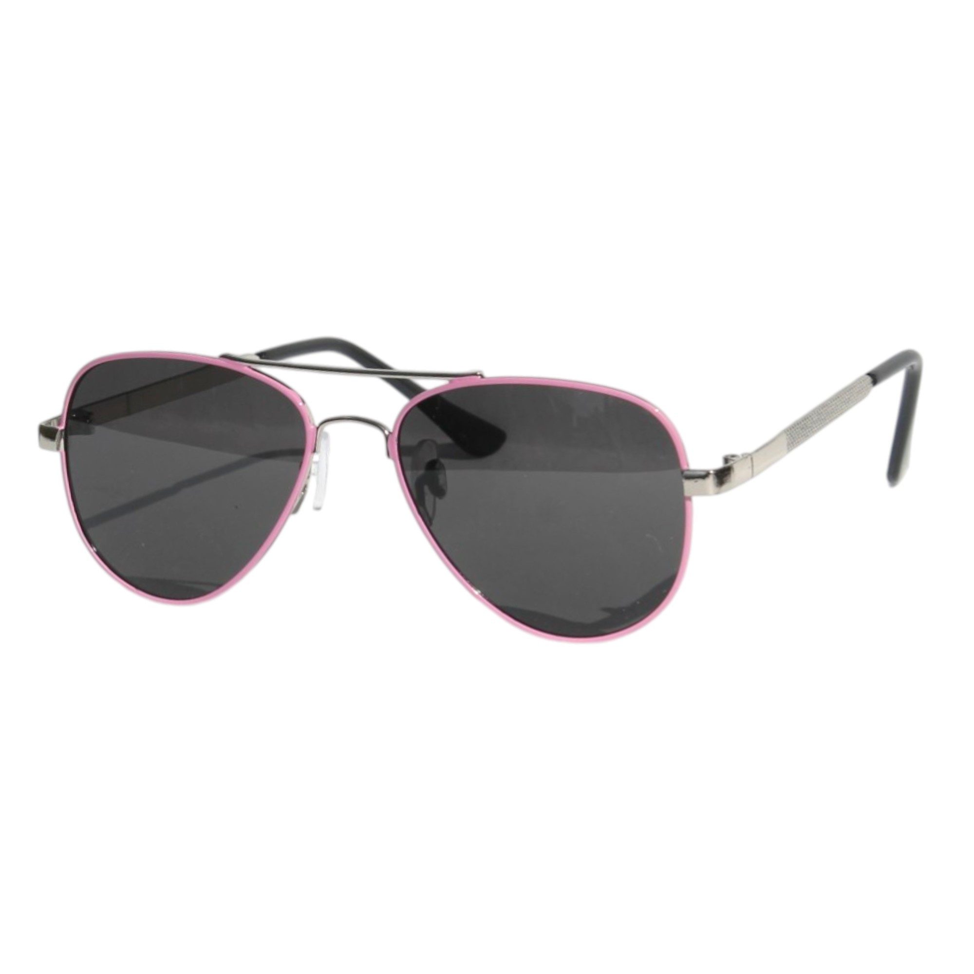 Rennec Sonnenbrille Kinder Pilotenbrille Polarisiert Jungen Mädchen 6 bis 11 Jahre (inklusive Brillenbeutel) Gläser UV400 Schwarz Getönt, stabiles Metallgestell