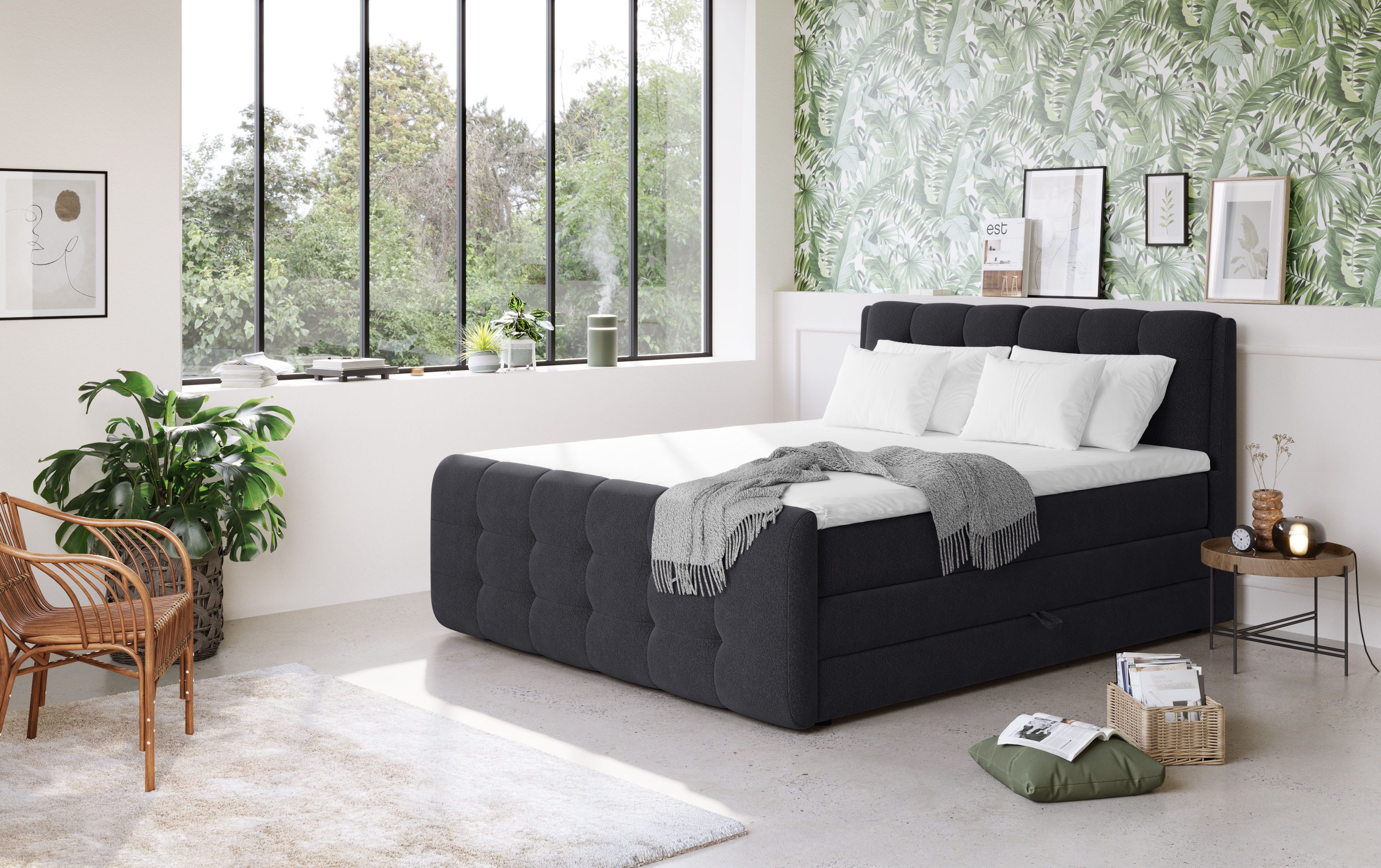 COTTA Boxspringbett Fort mit Bettkasten, inkl. Topper, erhältlich in versch günstig online kaufen