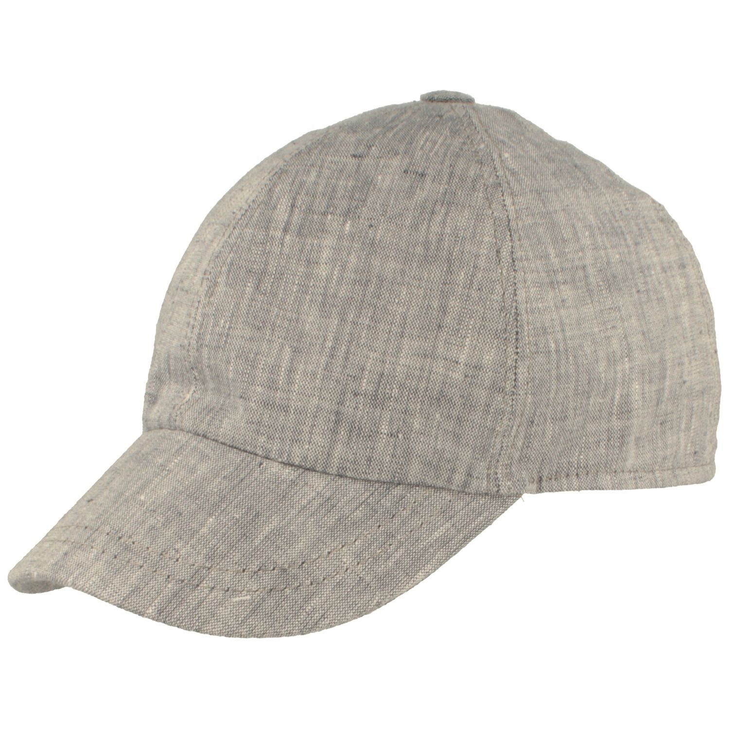 Breiter Baseball Cap Unifarbene Baseball Cap aus 100% Leinen