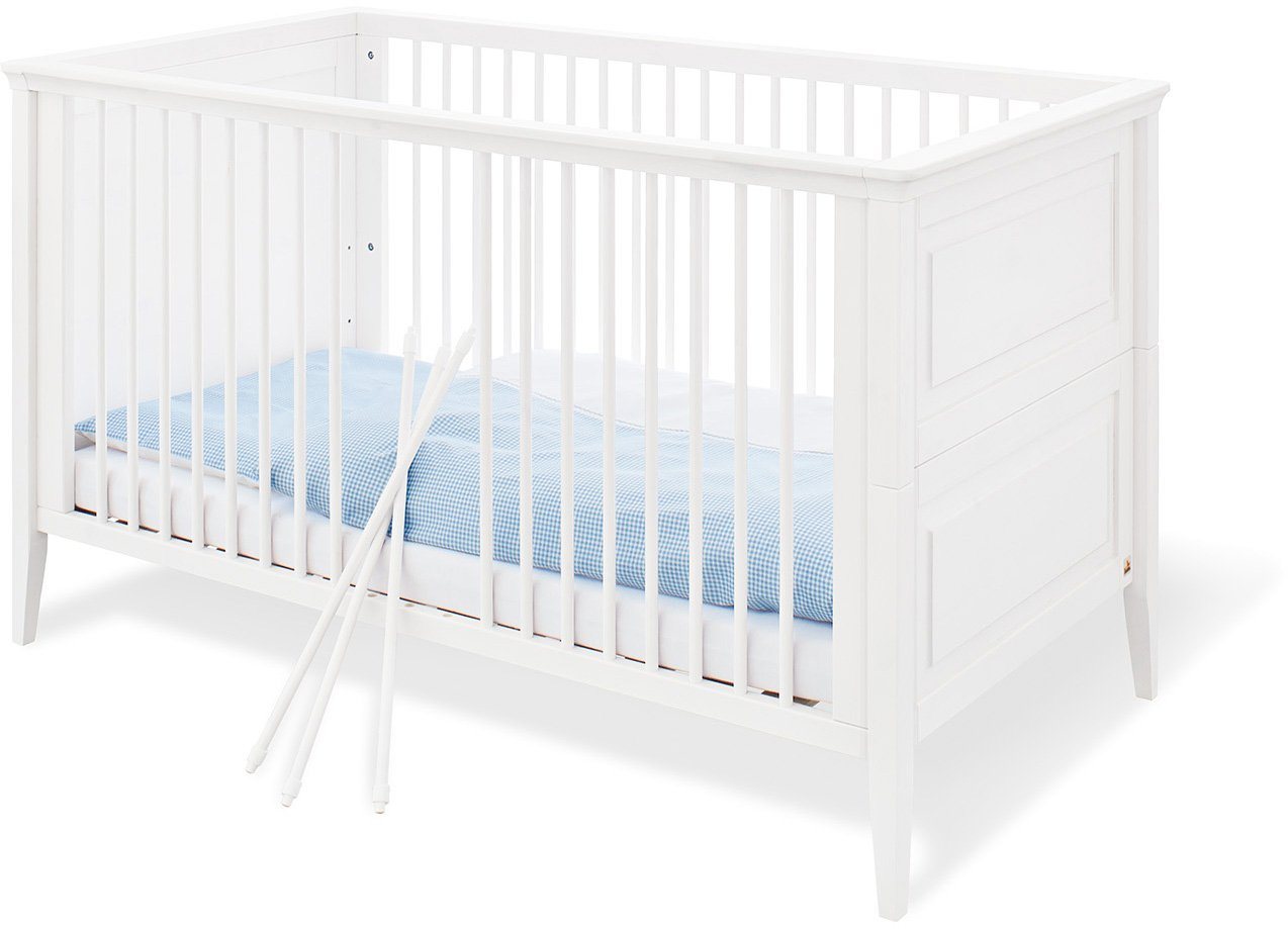 Pinolino® Babyzimmer-Komplettset »Smilla«, (Set, 3-St), extrabreit groß, mit Kinderbett, Schrank und Wickelkommode, Made in Europe-HomeTrends