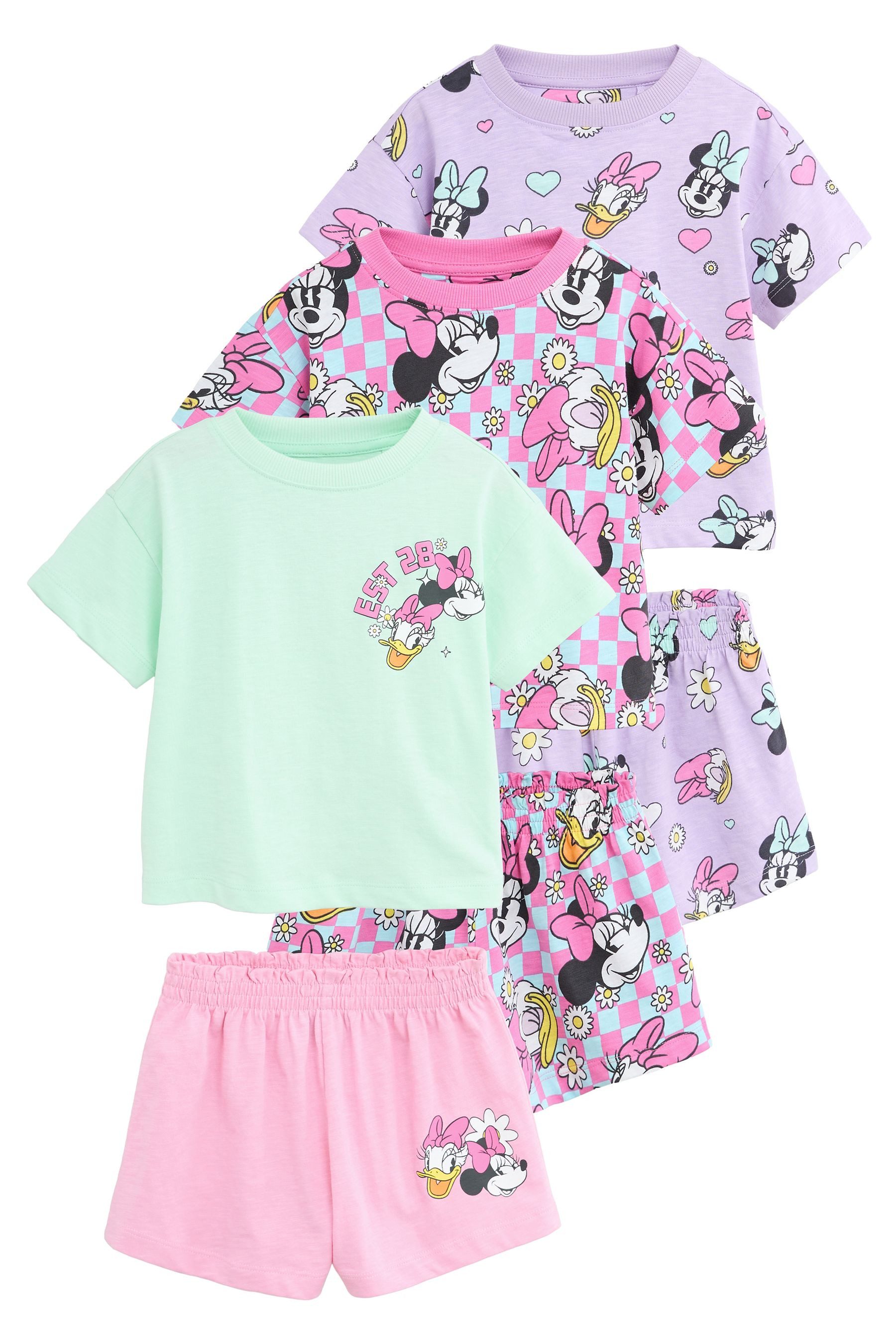Next Pyjama 3er-Pack kurze Schlafanzüge, Minnie günstig online kaufen
