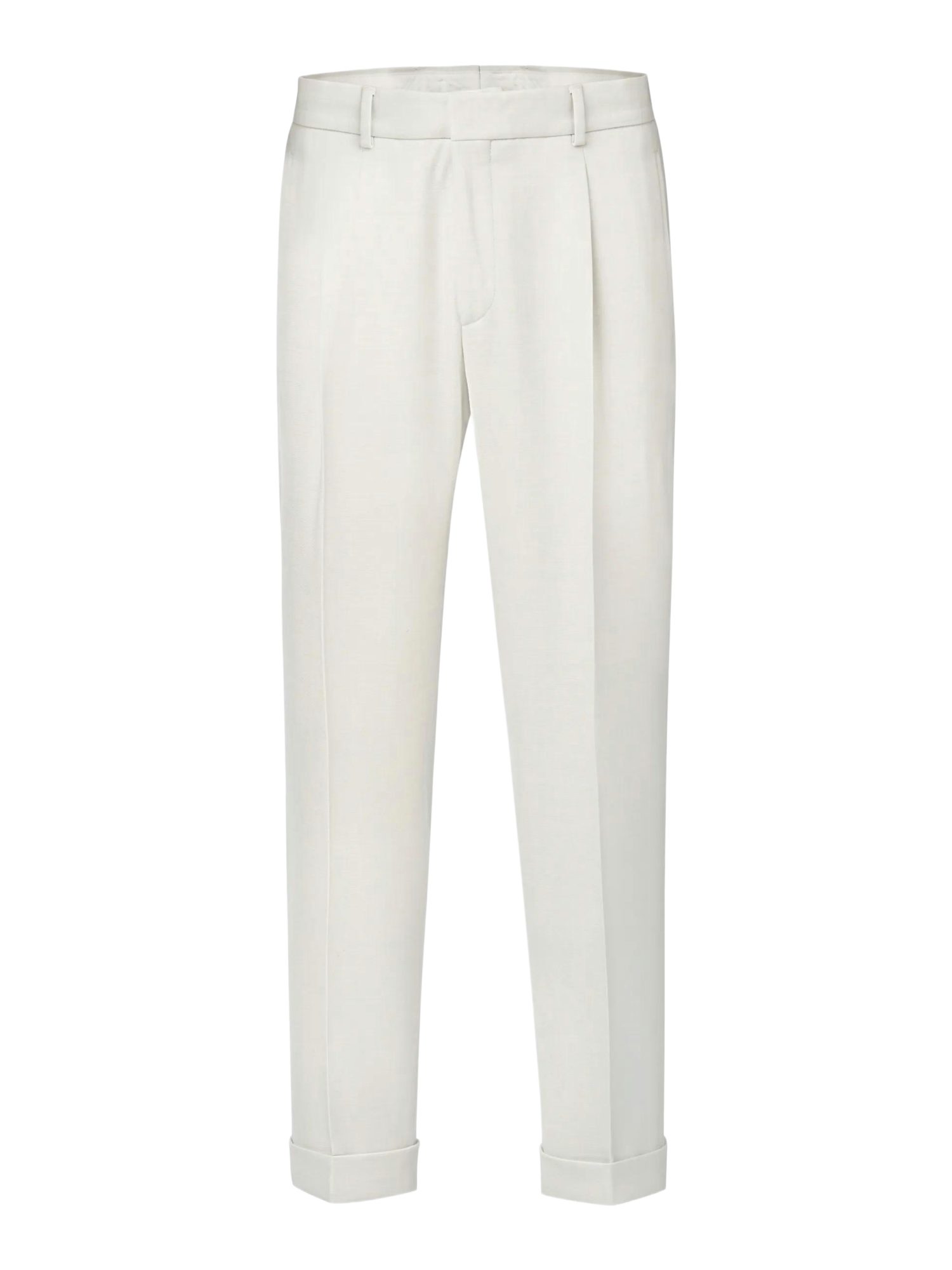Strellson Stoffhose weiß,Business,Polyester,Unifarben,Regular Fit,Mittel