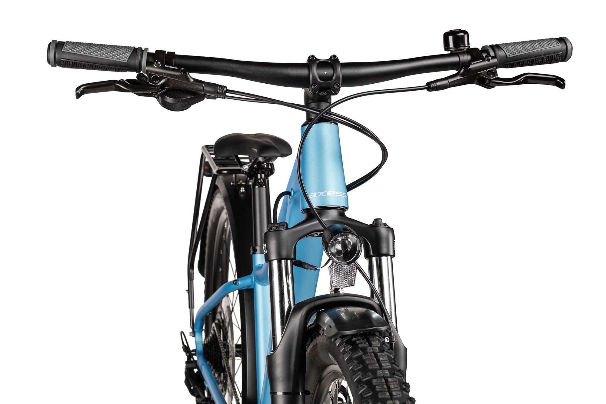 Axess Mountainbike Doree DX 27.5, 10 Gang Shimano Cues RD-U6002 Schaltwerk, Kettenschaltung, hydraulische Scheibenbremse blau