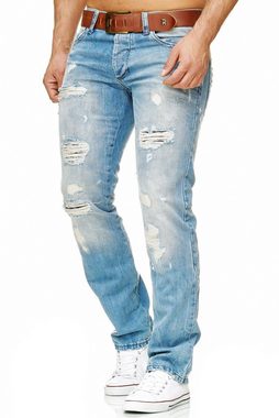 RedBridge Destroyed-Jeans Rebel Stil Regular Fit Premium Qualität