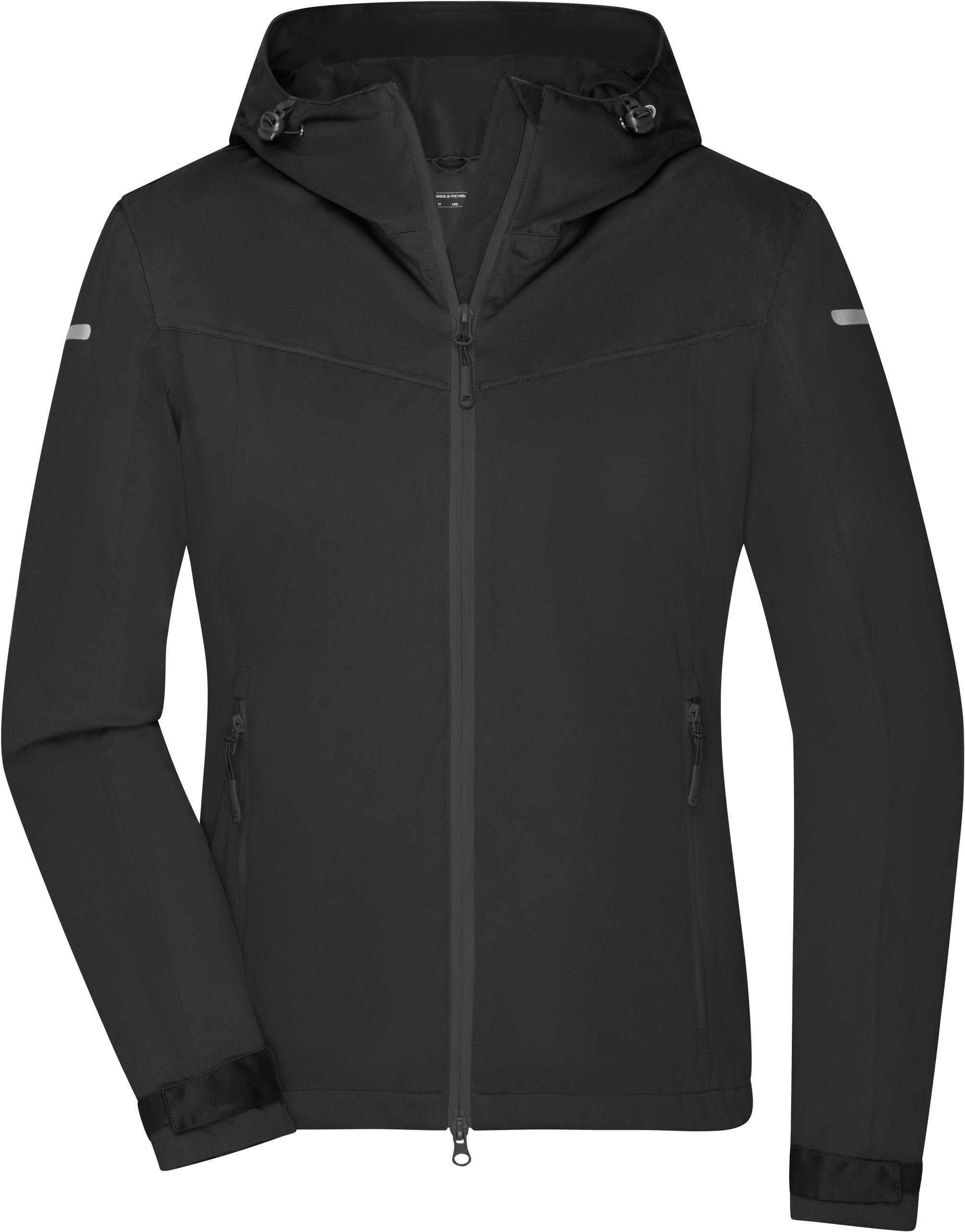 Nicholson Jacke Softshell Black James & Softshelljacke Damen Outdoor