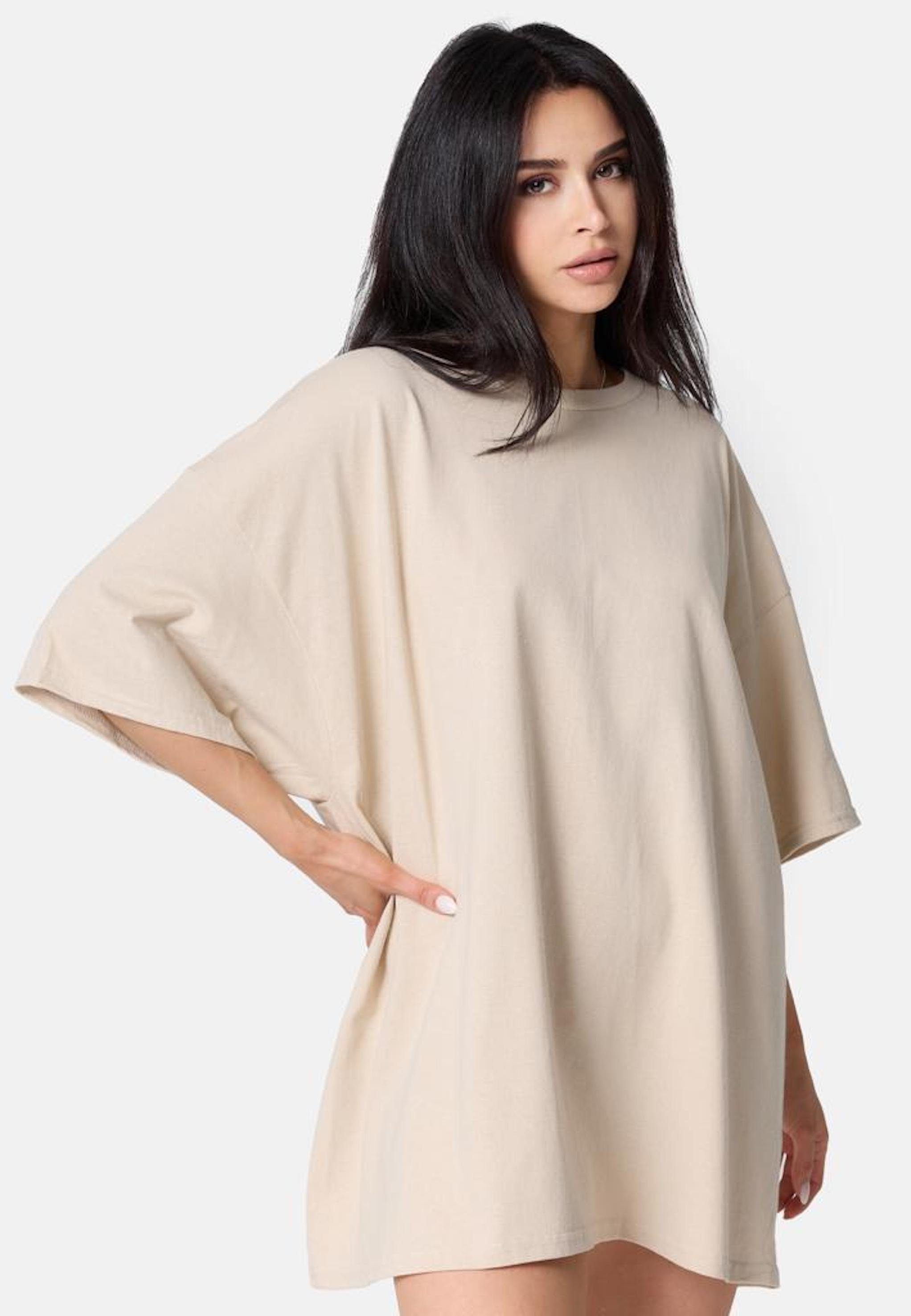 Worldclassca Print-Shirt Worldclassca Oversized T-SHIRT LA Print Washed Tee Sommer Oberteil Neu