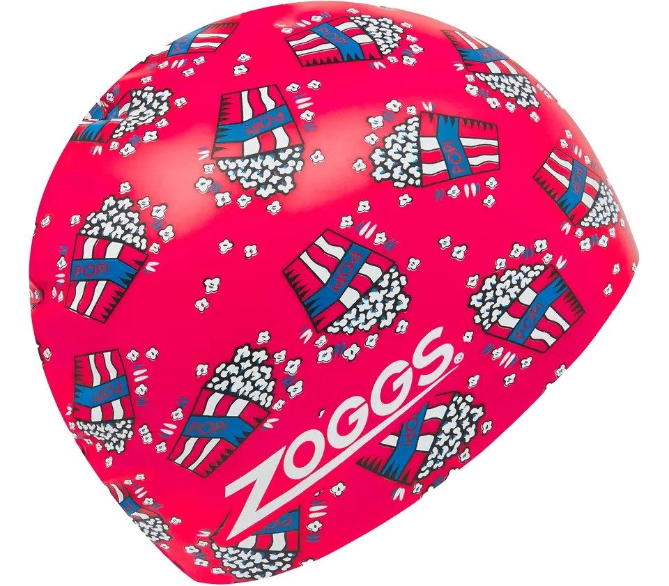 Zoggs Badekappe Zoggs Silikon Schwimmhaube Popcorn