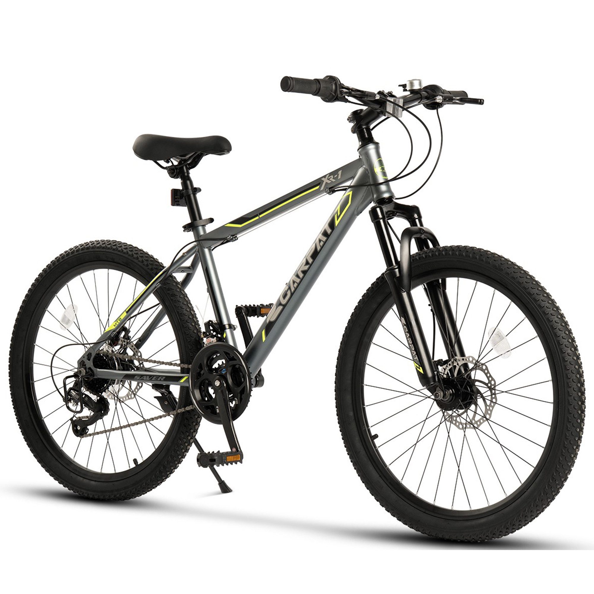 Mountainbike 24 26 Zoll Fahrrad für Herren Damen, Mädchen und Jungen