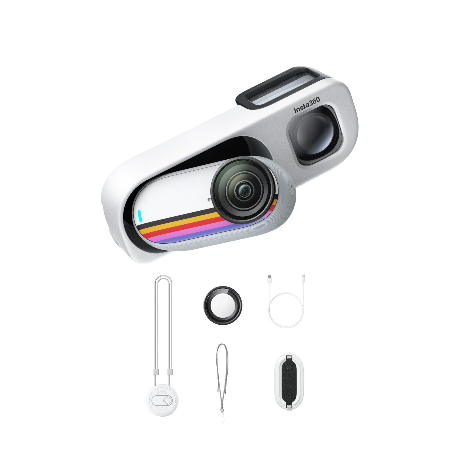 Insta360 Insta360 GO 3S Retro-Bundle Sonderedition – Kleine 4K Vlogging-Kamera Action Cam (4K Ultra HD, WLAN (Wi-Fi), Bluetooth)
