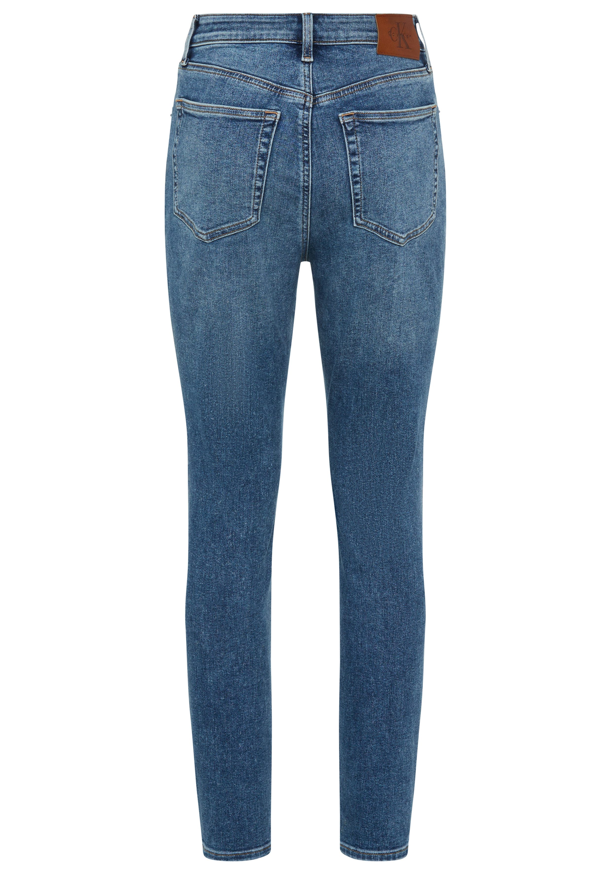 Calvin Klein Jeans High-waist-Jeans skinny fit, used washed