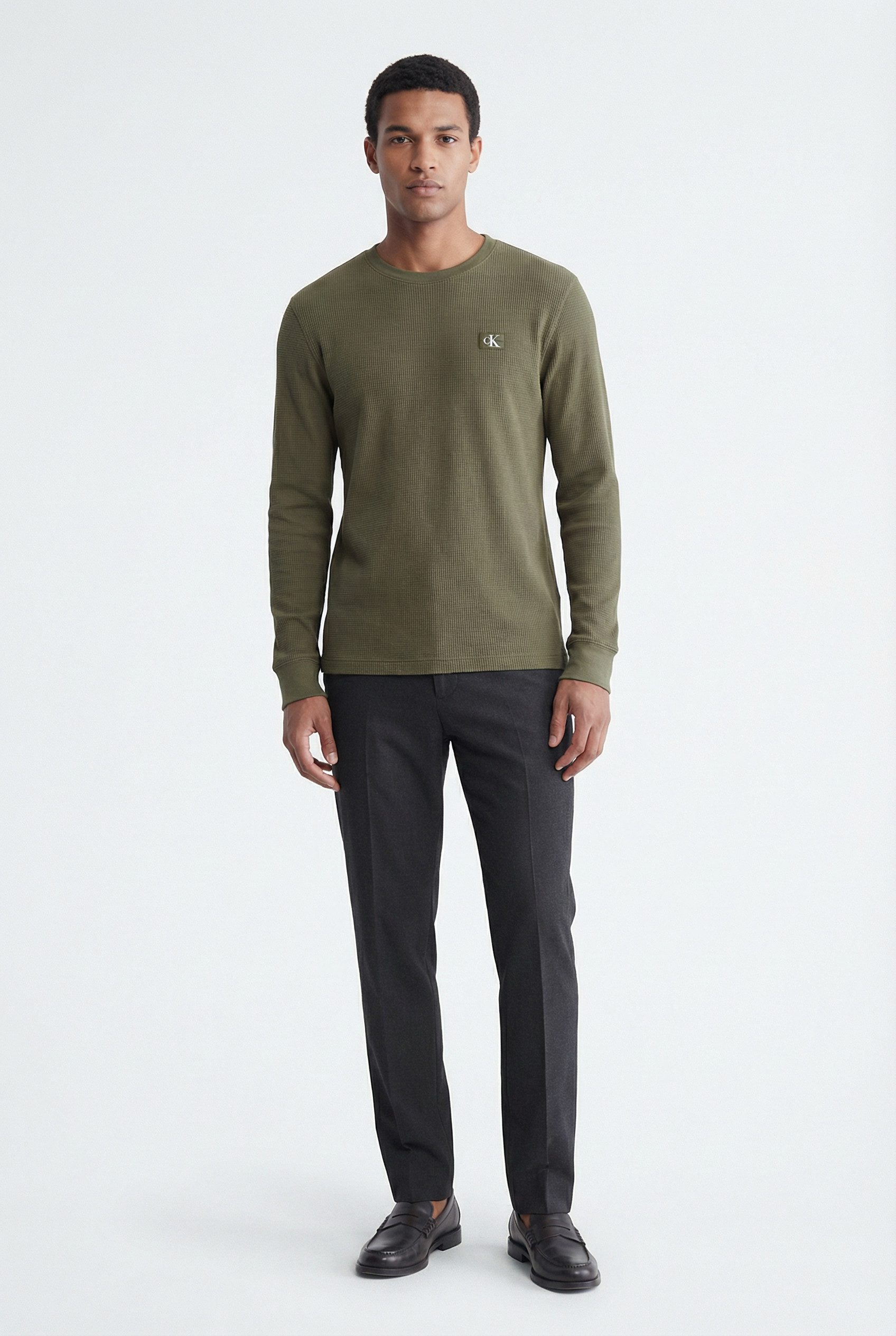 Calvin Klein Jeans Langarmshirt Mit Rundhalsausschnitt – Bild 5 von 5