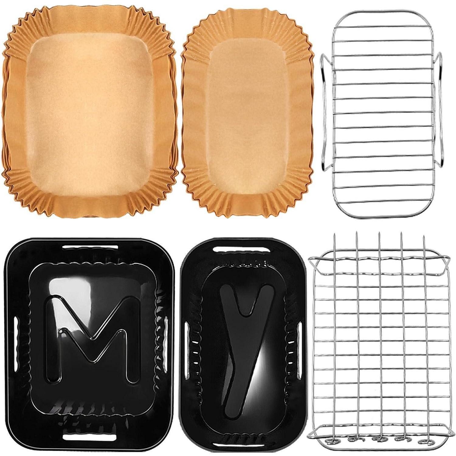 LuxusKollektion Kochbesteck-Set Heißluftfritteuse Zubehörset Dual 6tlg