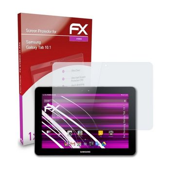 atFoliX Schutzfolie Panzerglasfolie für Samsung Galaxy Tab 10.1, Ultradünn und superhart