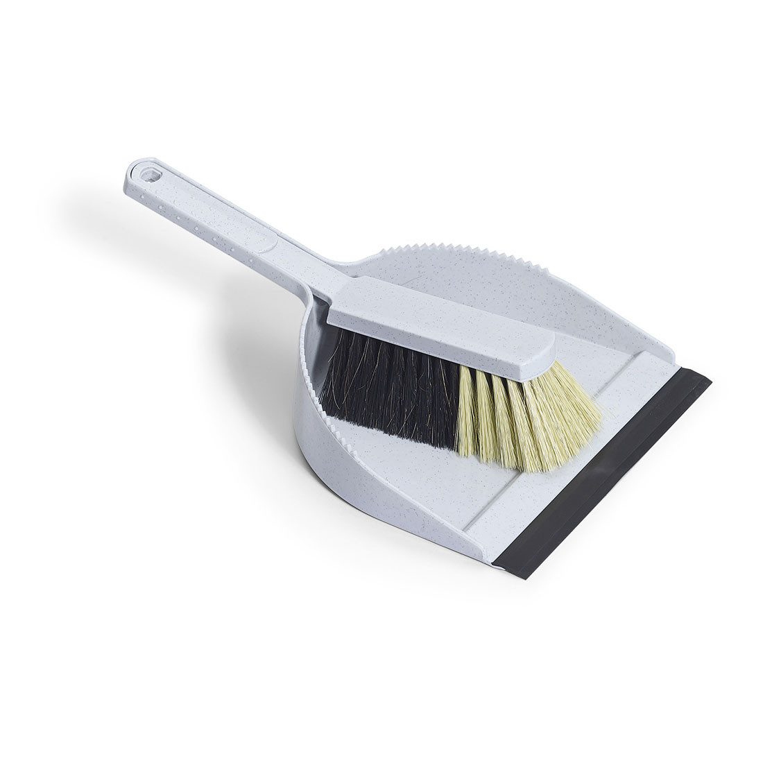 Nölle Profi Brush Kehrgarnitur Kehrgarnitur Kunststoff mit Lippe "Granit"