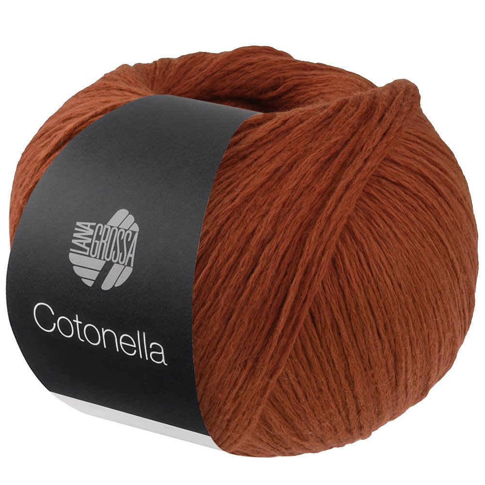 LANA GROSSA COTONELLA 50 g weiches Kettengarn aus Pima-Baumwolle Häkelwolle, 140 m (Kettengarn mit gleichmäßigem Maschenbild), 50 g