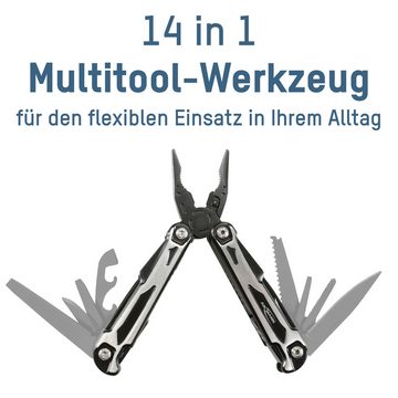 ANSMANN AG Multitool Multifunktions Werkzeug, Multitool für Handwerk, Garten, Bauarbeit uvm