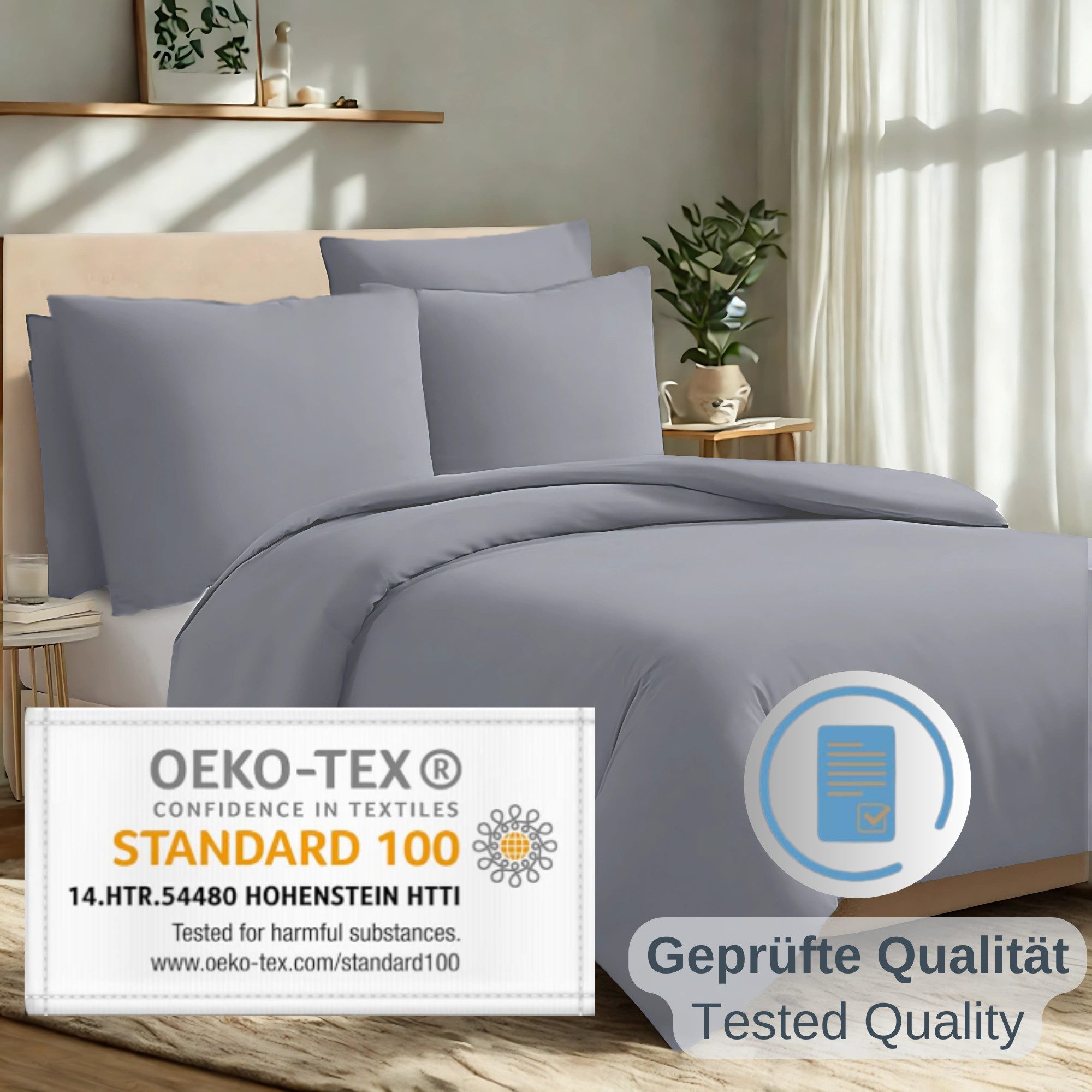 Komfortec Bettwäsche Premium, 135 x 200 bis 220 x 240 cm, 6 verschiedene Gr günstig online kaufen