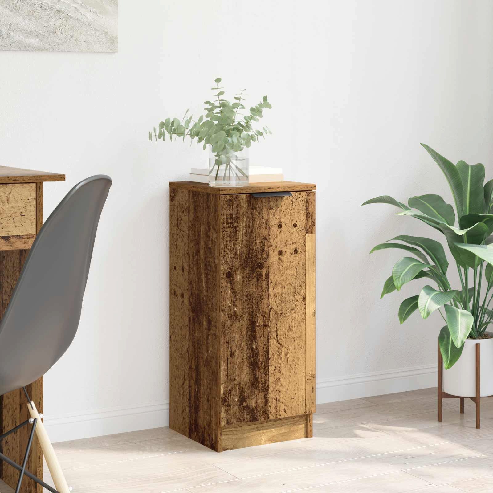 vidaXL Sideboard Sideboard Altholz 30 x 30 x 70 cm Holzwerkstoff (1 St)