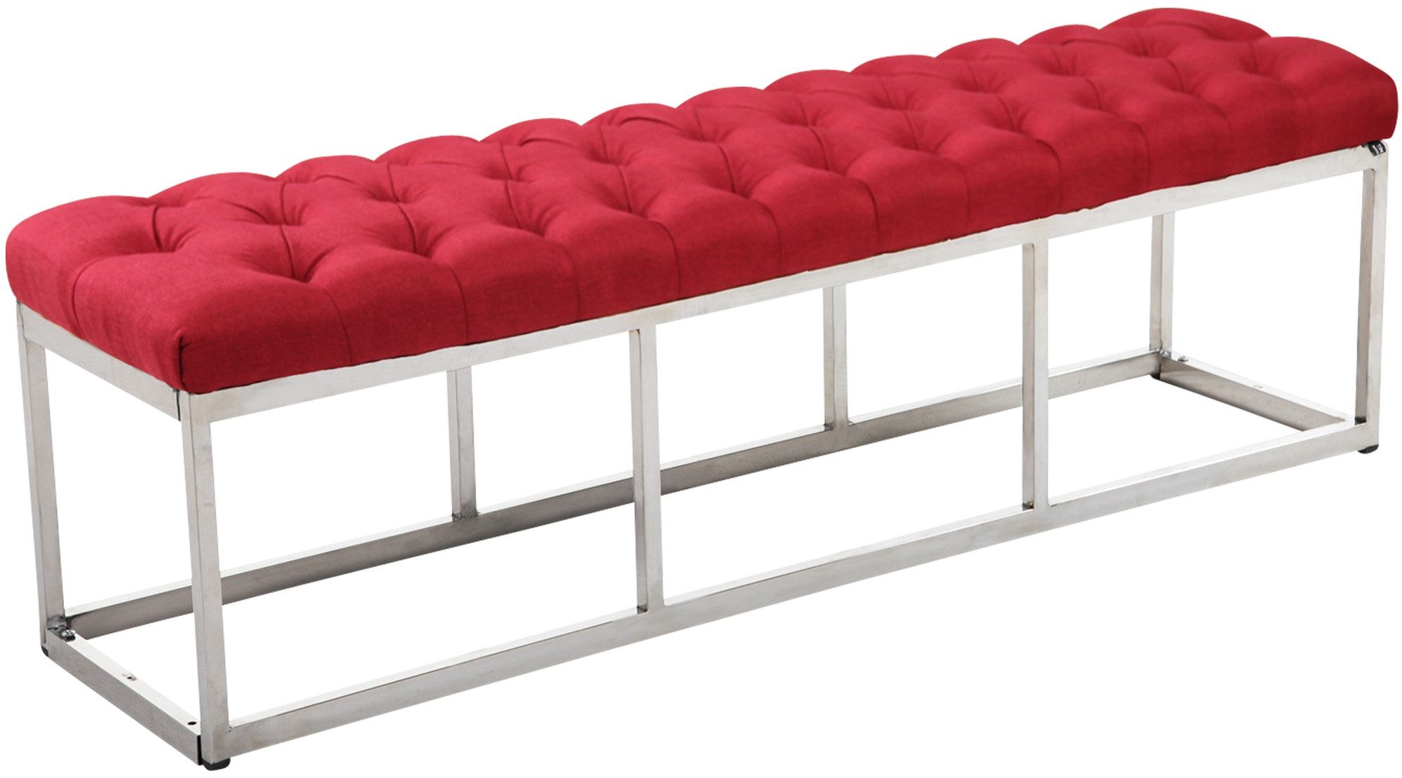 CLP Sitzbank Amun, mit Stoff-Bezug und Edelstahl-Gestell