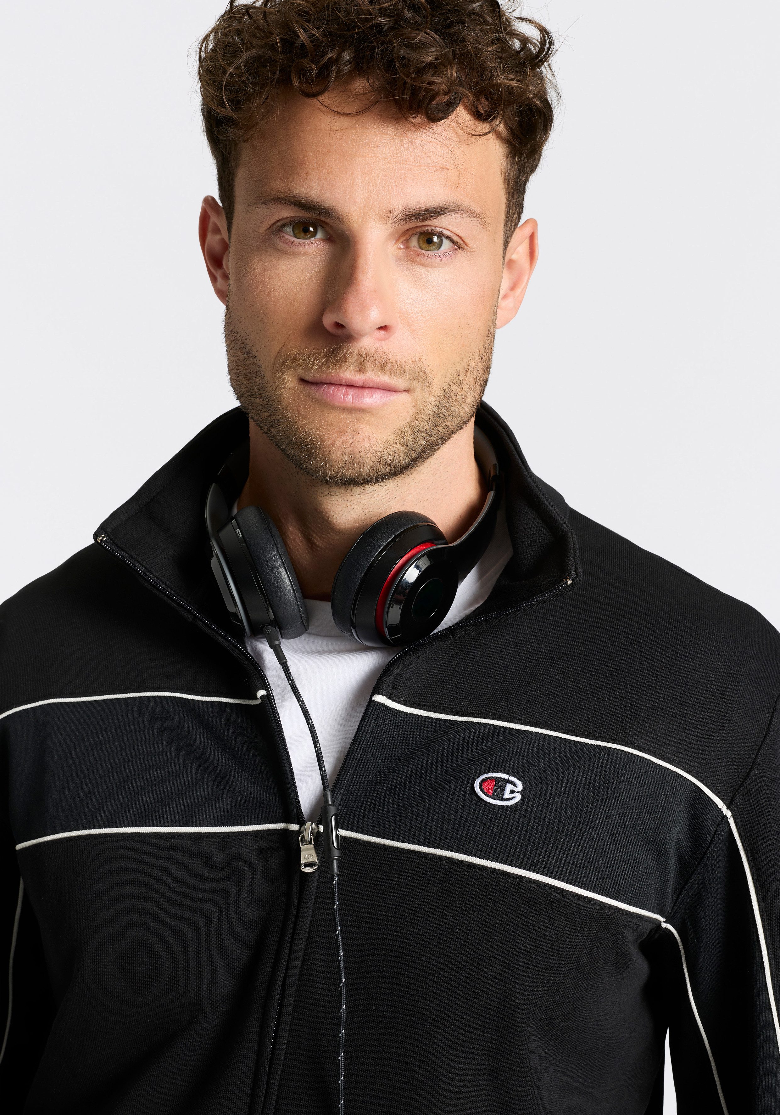 Champion Jogginganzug Terry Full Zip Sweatshirt (2-tlg), aus Baumwolle und Polyester, auch in großen Größen