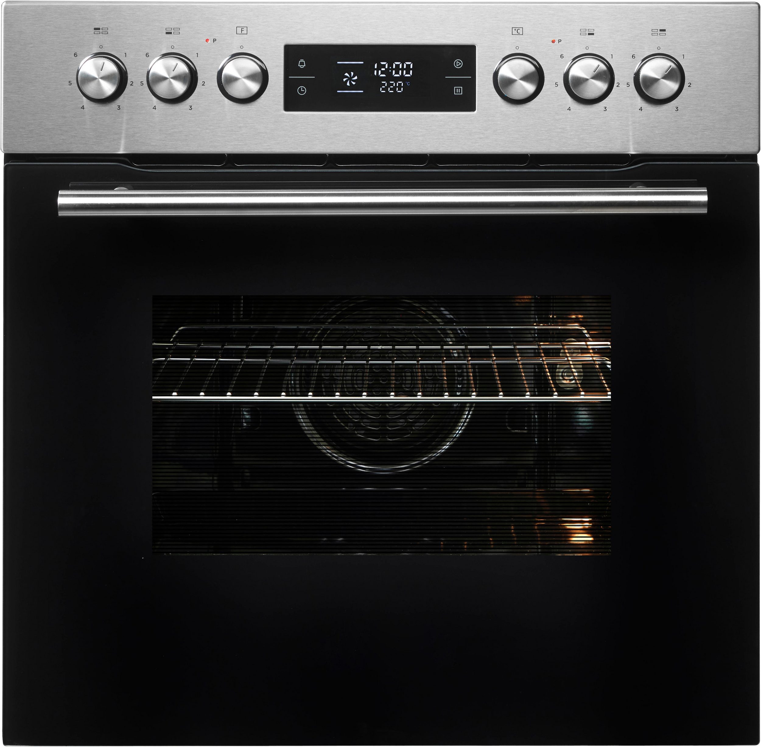 Hanseatic Elektro-Herd-Set HB70AS+HC46CB, Dampfreinigungsfunktion erleichtert dir die Reinigung des Backofens