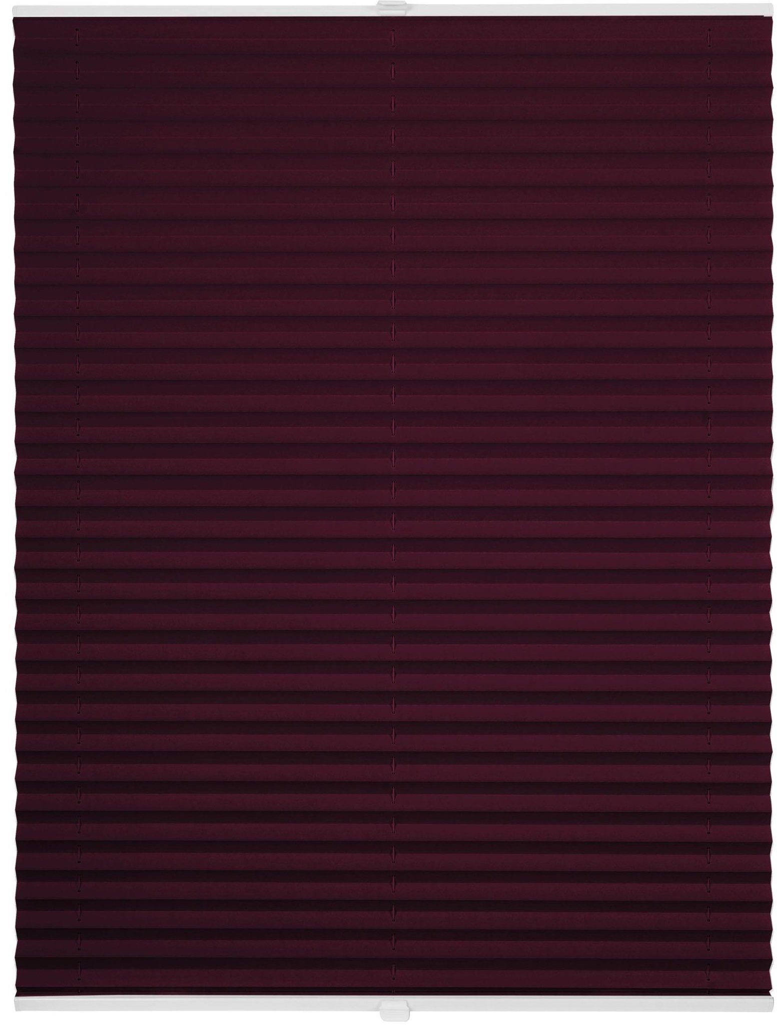 ondeco Plissee Basic, Lichtschutz, ohne Bohren, verspannt, Klemmträger mit Feststellschraube