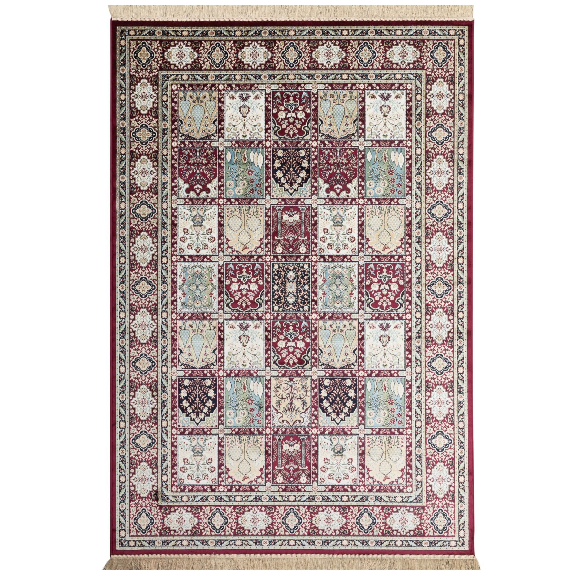 Steffensmeier Orientteppich Riad Felder, Rechteckig, Höhe: 5 mm, Bordüre günstig online kaufen