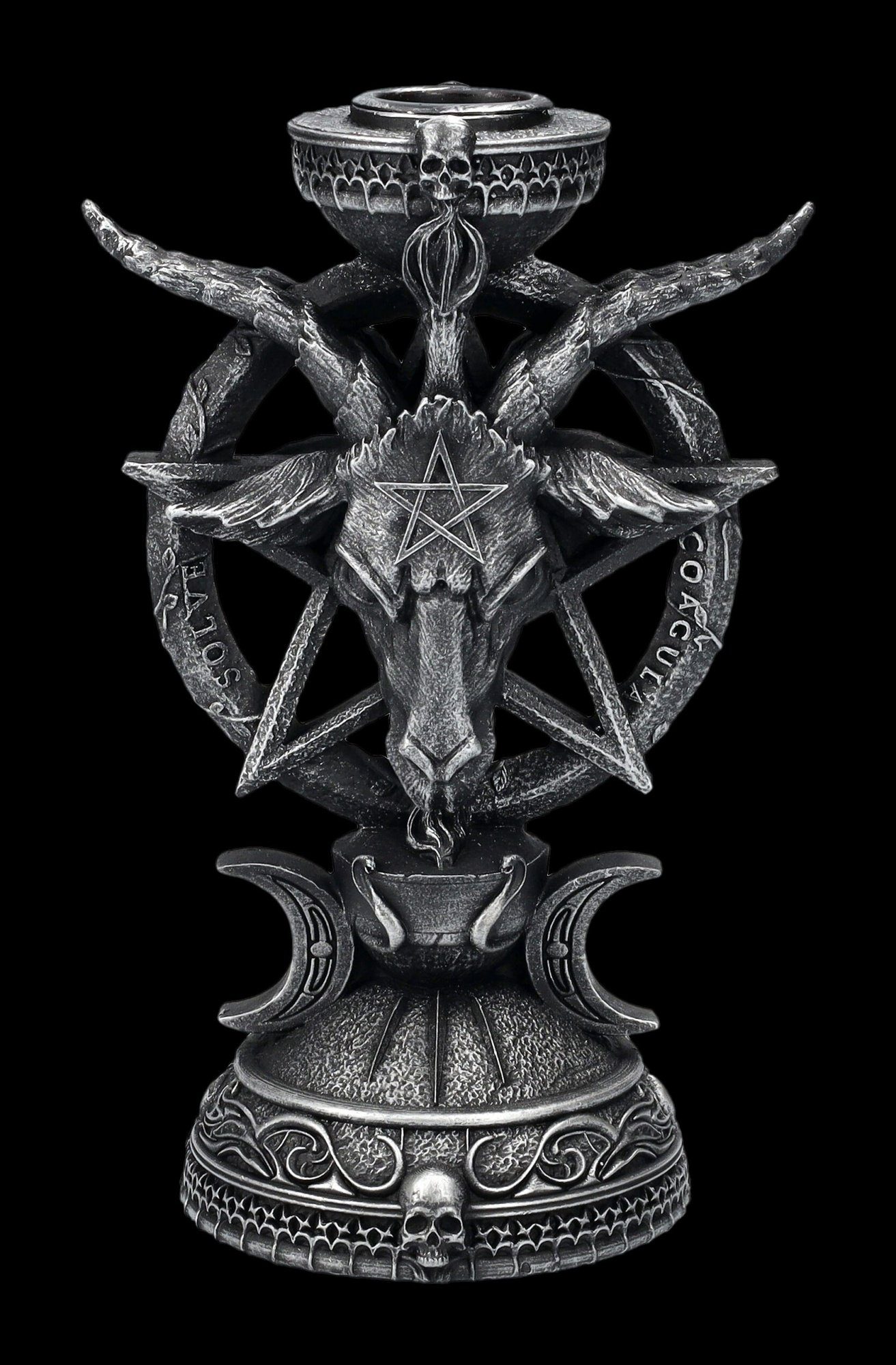 Figuren Shop GmbH Kerzenhalter Kerzenhalter - Light of Baphomet - Nemesis Now - Gothic Dekoartikel