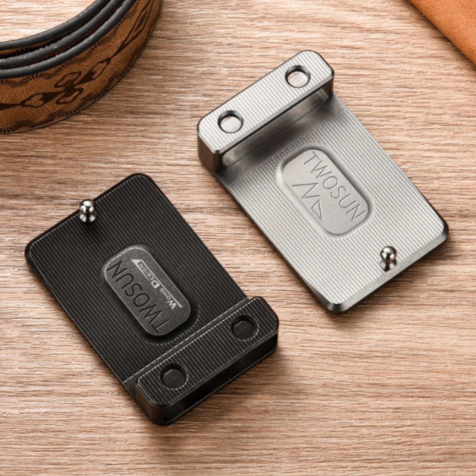 YOUUZ-SHOP Multitool Titanlegierung Gürtel-Schnalle Herren EDC Metallclip rostfrei Outdoor