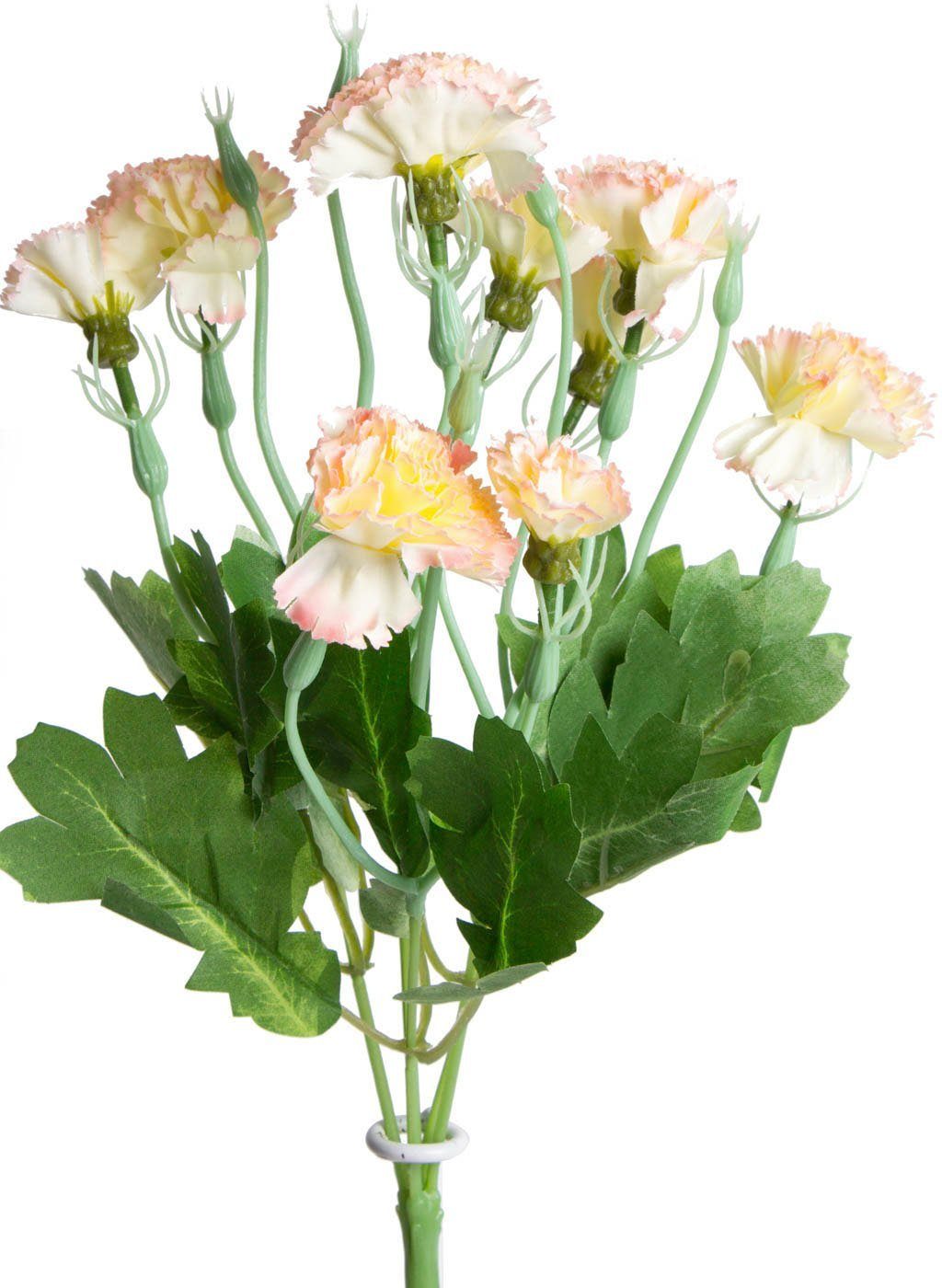 Kunstblume Nelkenbusch Nelke, Botanic-Haus, Höhe - cm, Vase eine 35 Fertiger in Kunstblumenstrauß einfach
