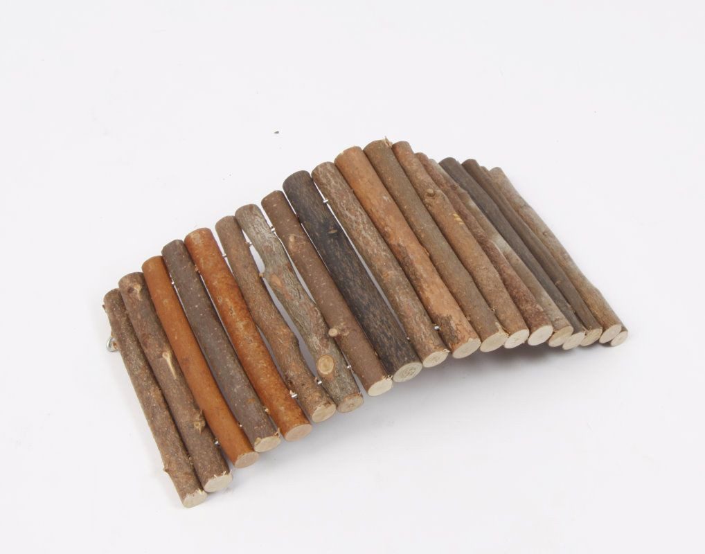 Ollesch Kleintierklettergerüst Ollesch Brücke Natur 27 x 16 cm