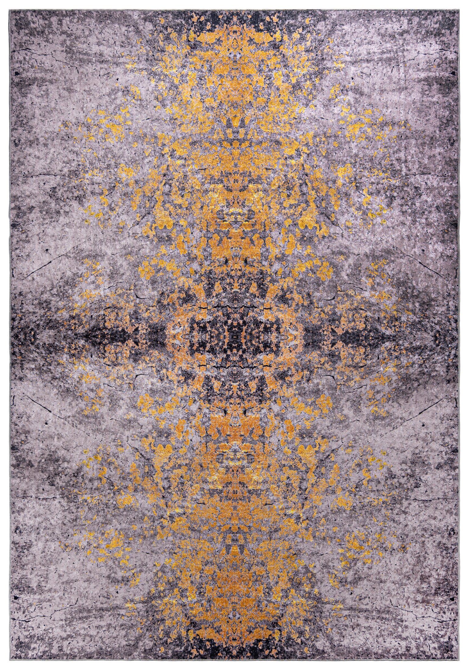 Orientteppich Orientalisch Vintage Teppich Waschbar Mazovia, Traditioneller Beige / Rutschfest Teppich, 2107 Kurflor, x 5 150 Gold Orient Höhe in 80 Creme cm, mm, Waschmaschine