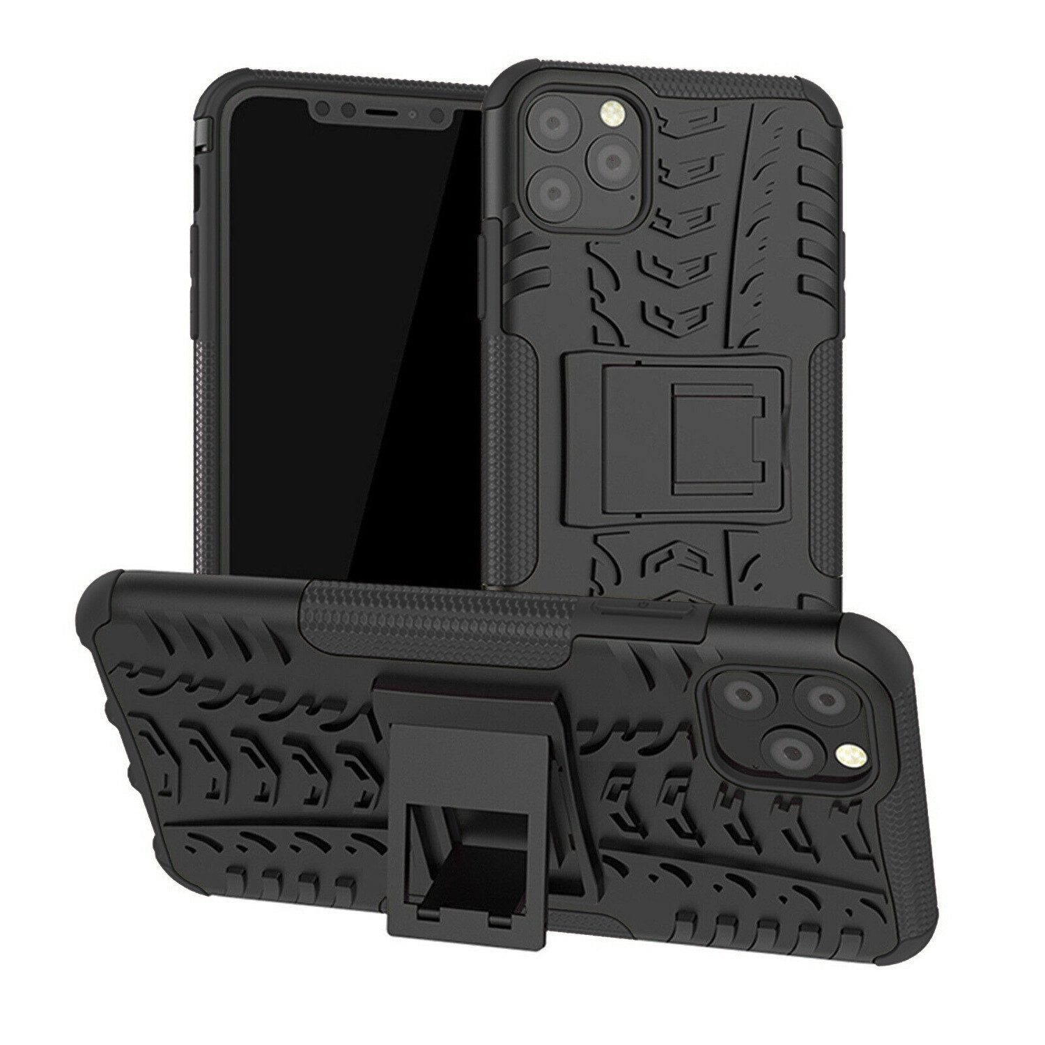 betterfon Handyhülle für Apple iPhone 11 Pro Robuste Outdoor Schutzhülle Panzer Case Grün, Stoßfeste Dual-Layer Hülle mit Kickstand kratzfest und formstabil