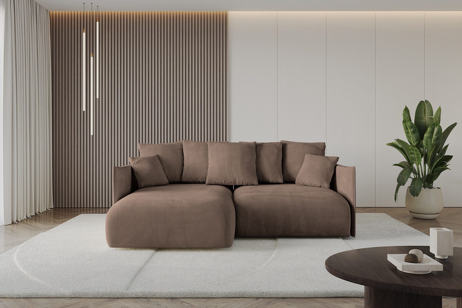 ALTDECOR Ecksofa ONESK-L, Couch mit Schlaffunktion, günstig online kaufen