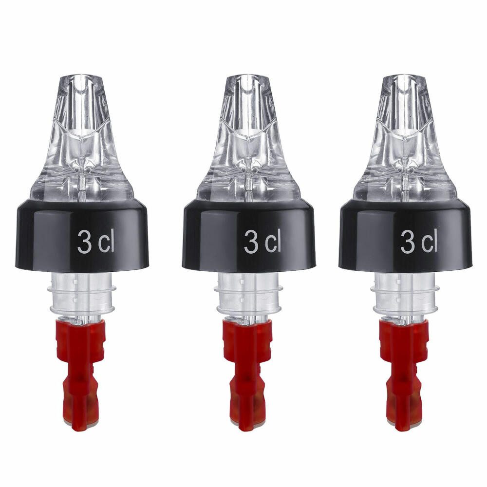 Flaschenausgießer »Auto-Pour«, 3 cl, glasklar, 3 Stk. Dosierausgießer