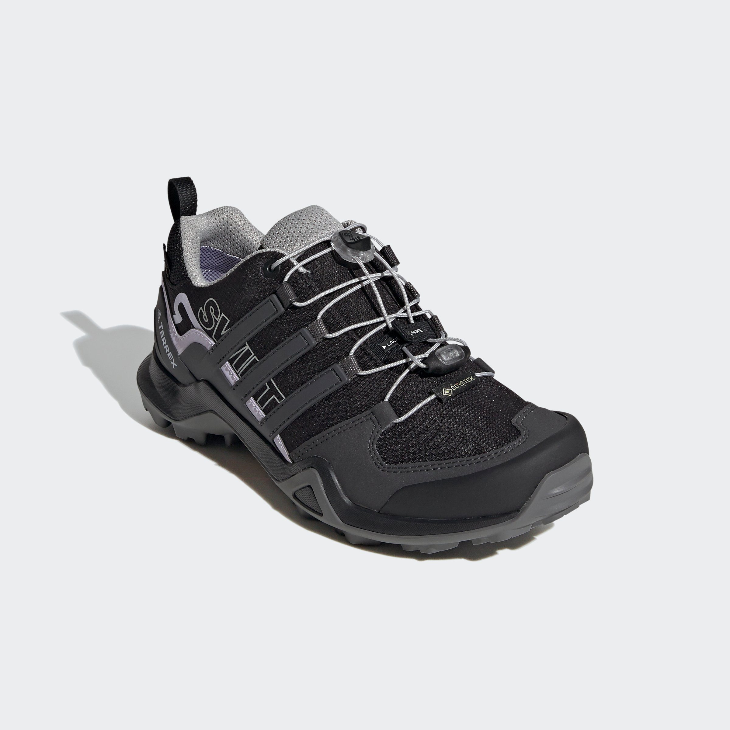 GORE-TEX Tint Grey R2 Solid Core Dgh Purple / Black SWIFT TERREX adidas / wasserdicht Wanderschuh