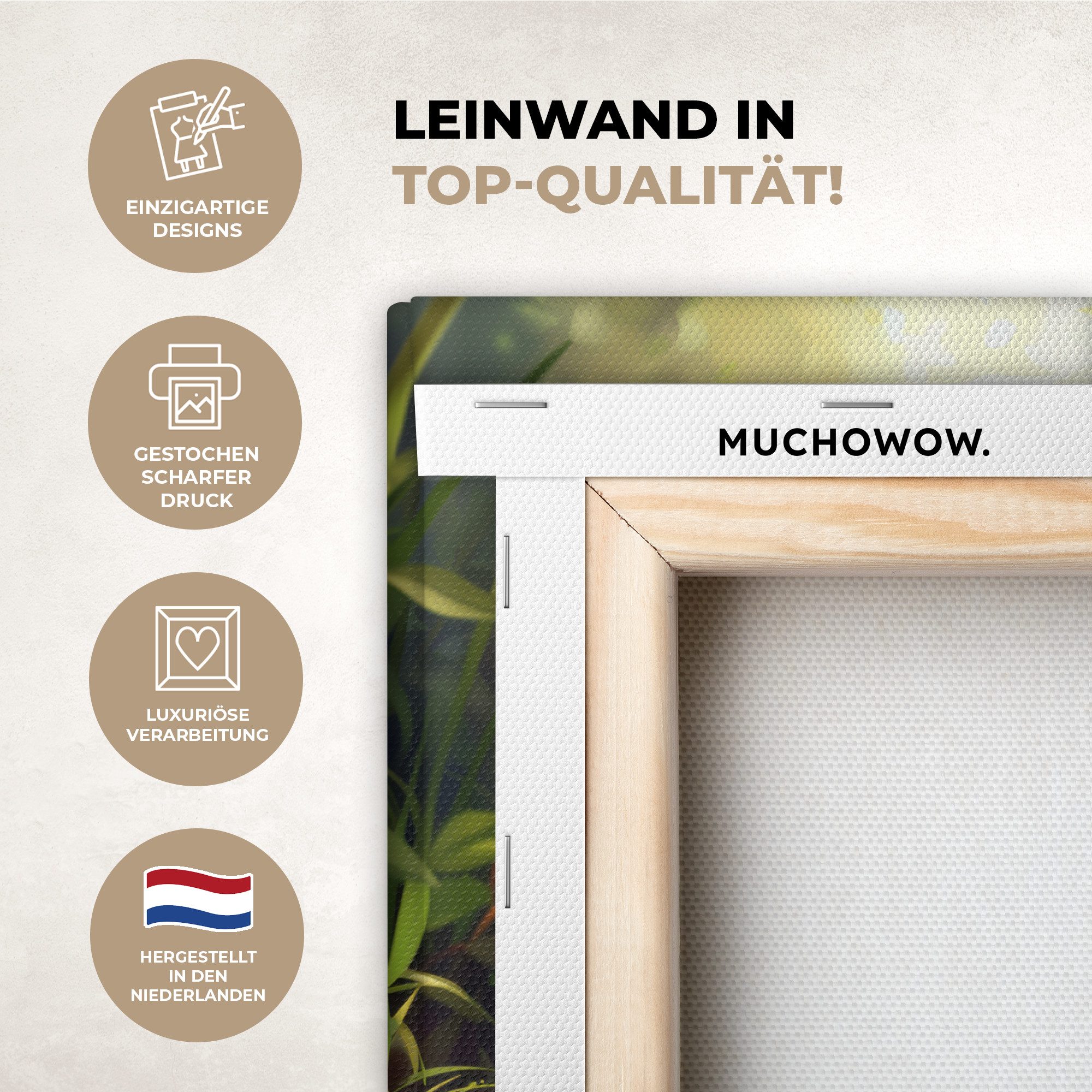 OneMillionCanvasses® Leinwandbild Enten - Tiere - günstig online kaufen