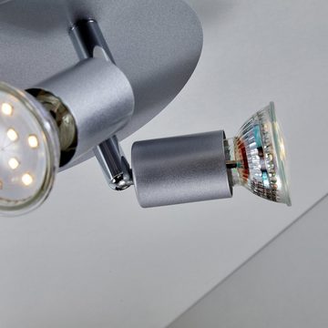 B.K.Licht LED Deckenspots Lunis 3, LED wechselbar, Warmweiß, LED Deckenleuchte schwenkbar, inkl. 3W GU10 250LM GU10 warmweiß