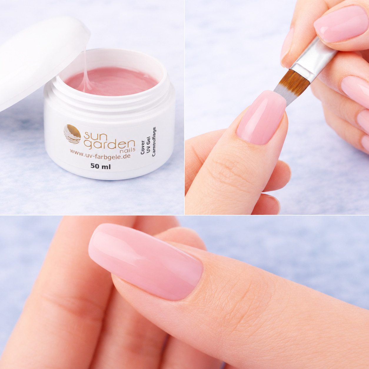 Sun Garden Nails UV-Gel 50 ml UV Aufbaugel - Cover Camouflage Make Up Gel