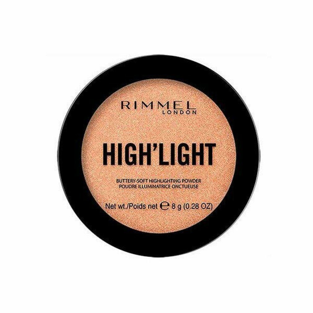 Rimmel London Highlighter High'light Buttery-Soft Highlinghting Powder 002-Candleit 8