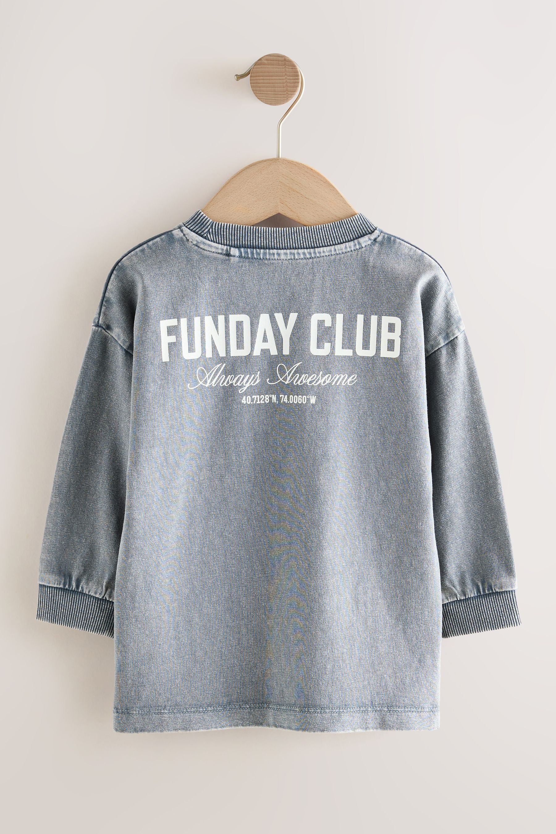 Next Langarmshirt 3er-Pack T-Shirts mit Grafik-Print günstig online kaufen