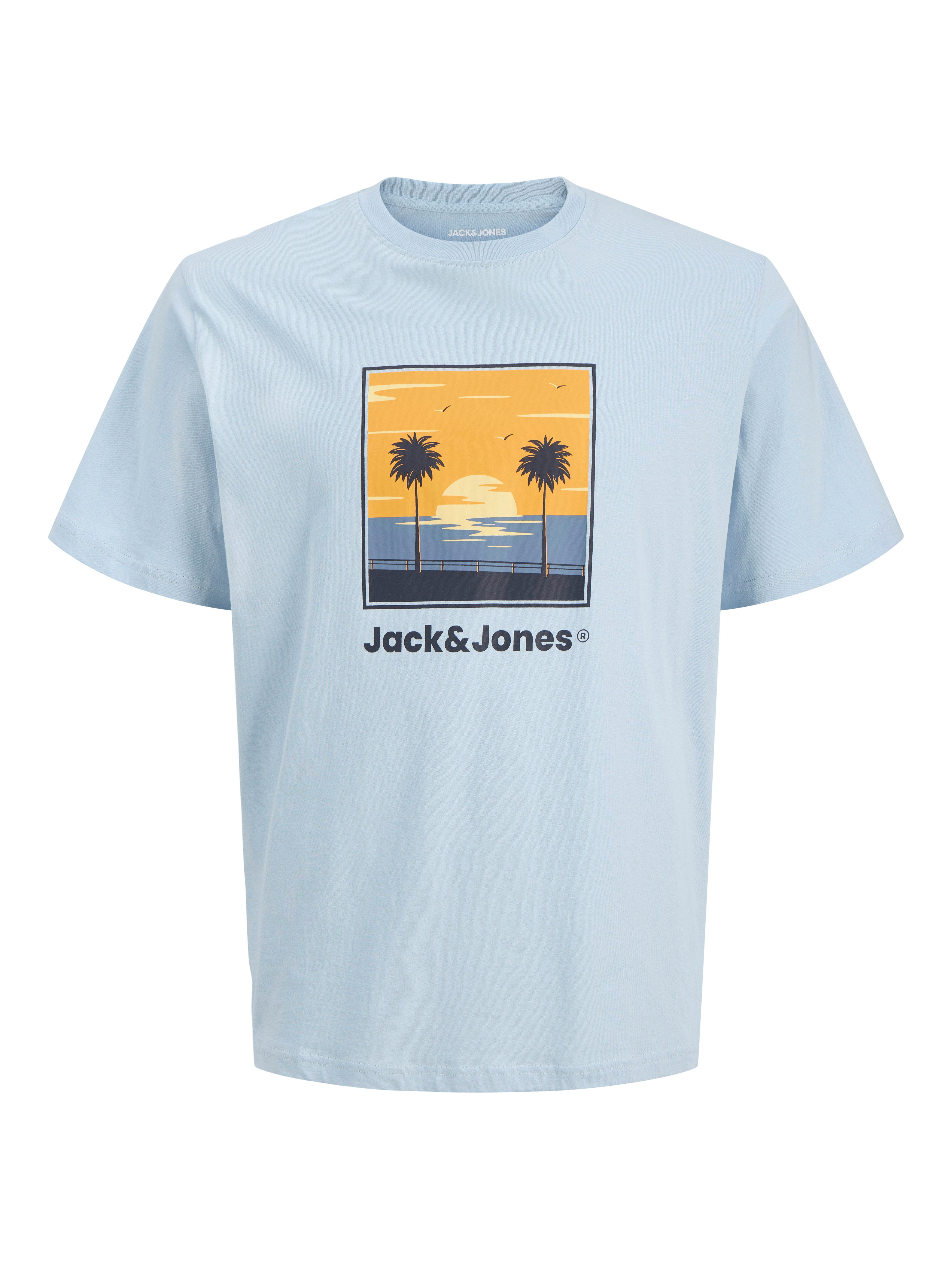 Jack & Jones Junior T-Shirt JJPERRY TEE SS CREW NECK JNR mit Logoprint